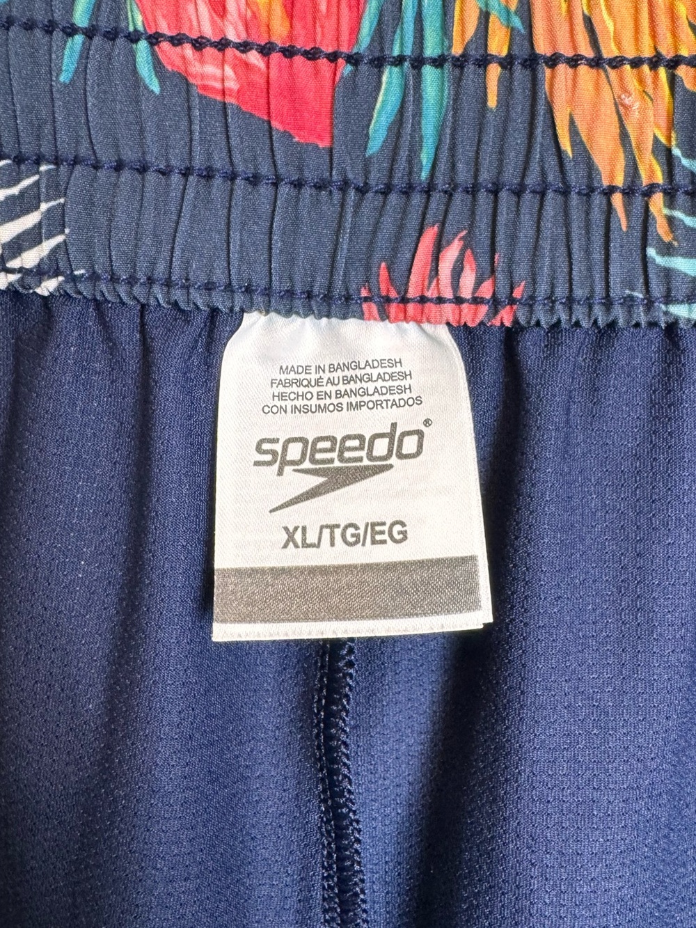 Speedo Women’s Tropical Swim Skort Built-In Shorts Pockets XL - Picture 8 of 10